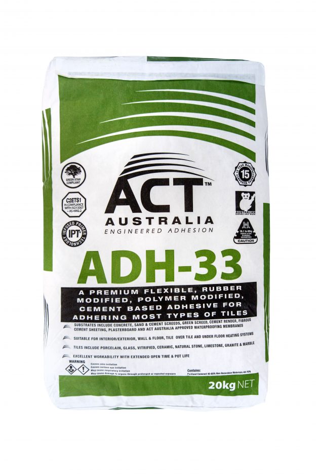 ACT Australia ADH-33 - Tile Glue Sunshine Coast