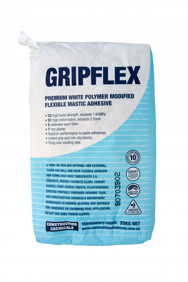 Gripflex Premium White Polymer Tile Adhesive