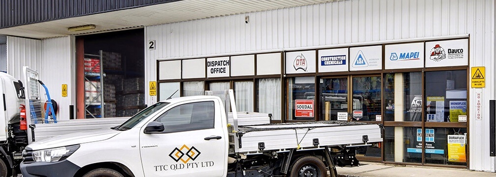 Tilers Trade Centre Shopfront and ute - Tiling Equipment Sunshine Coast