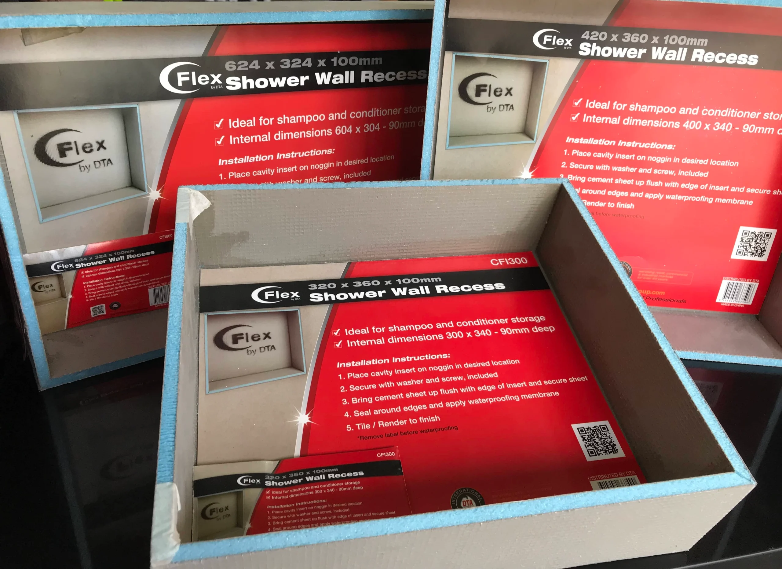 CFLEX SHOWER WALL RECESS